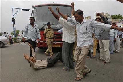 Indian lawmakers in uproar over attacks on lower castes