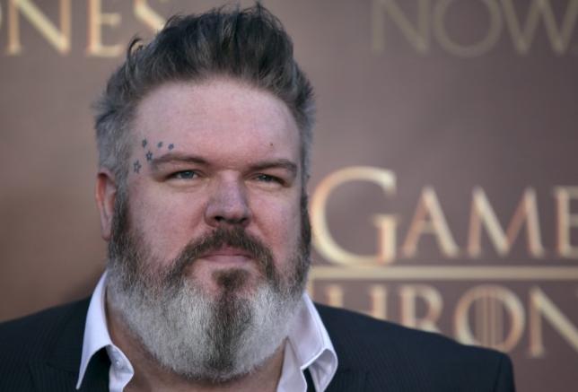 Actor Kristian Nairn arrives for the season premiere of HBO's'Game of Thrones in San Francisco California