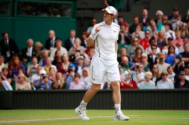 Adam Pretty  Getty Images

Pumped Andy Murray of Great Britain celebrates victory