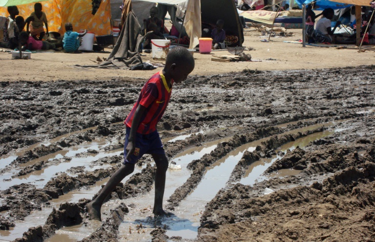 AFP  Beatrice MategwaA child at a UN compound in Juba