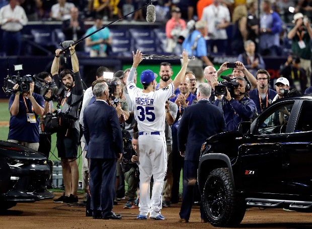 Eric Hosmer All Star Game MVP with truck