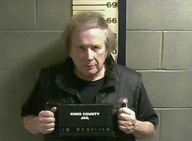 Knox County Jail shows Don McLean.'American Pie singer Mc Lean admitted to domestic vio