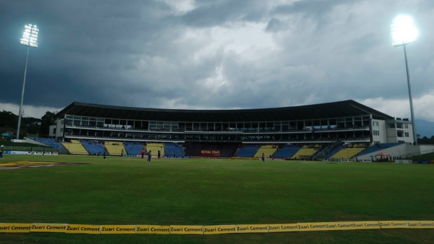 An Australia spectator has copped a week in jail after streaking across Pallekele International Cricket Stadium during