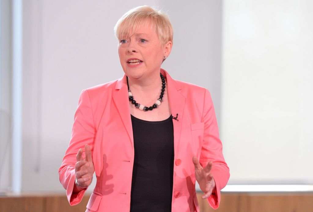 Angela Eagle during the launch of her leadership campaign