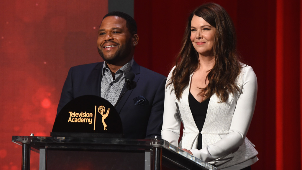 Anthony Anderson and Lauren Graham present the 68th Emmy Awards nominations announcement