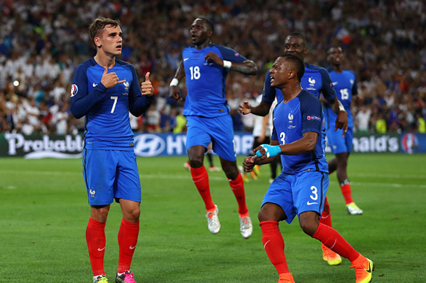 Antoine Griezmann scored from the penalty spot in the dying moments of the first-half to give France 1-0 lead against Germany