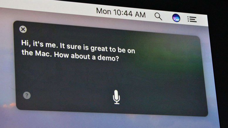 Apple Brings in Siri to Mac Through Sierra