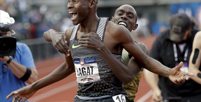 Gatlin Lagat bull their way into Olympics