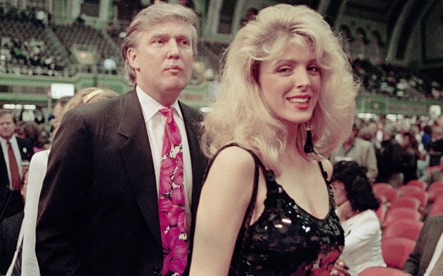 Associated Press
In 1991 Donald Trump and his then-girlfiend Marla Maples attended the Holyfield Foreman fight at Trump Plaza in Atlantic City N.J