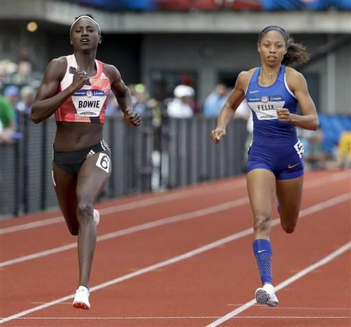 Dalilah Muhammad wins 400 hurdles; 16-year-old Sydney McLaughlin bound for Rio