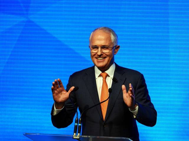 Turnbull used the chaos from Brexit to make a pitch for Australians to re-elect his coalition government promising stability and strong econom