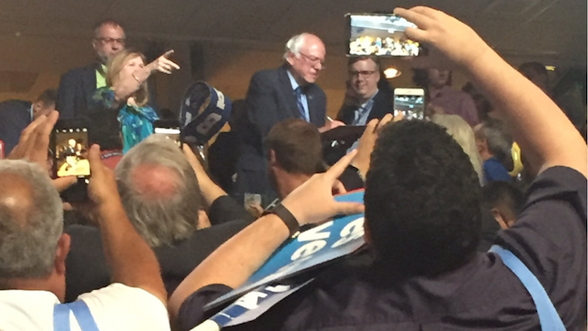 Bernie Sanders Democratic National Convention Fans Supporters