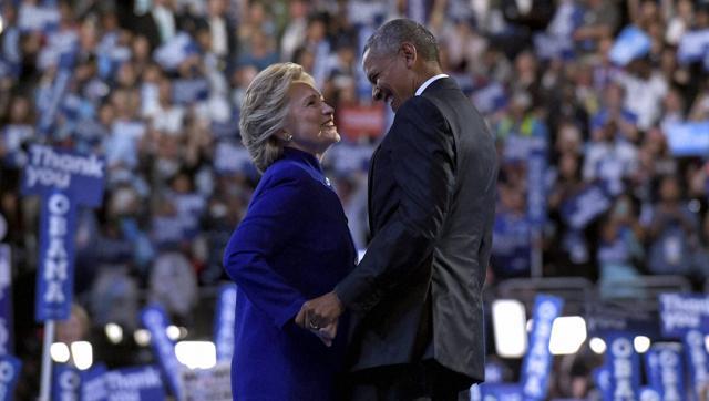 Obama rallies party around Hillary Clinton with powerful speech