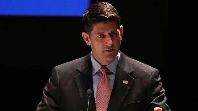 Behind the scenes Paul Ryan touts his agenda in Cleveland not Donald Trump's