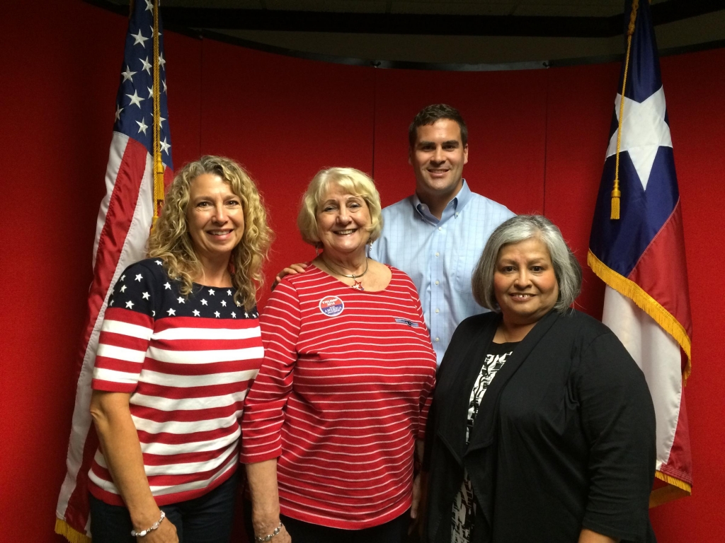 Bexar County GOP delegates to the national convention Lisa Nilsson Ginny Shannon Grant Moody Gina Castaneda