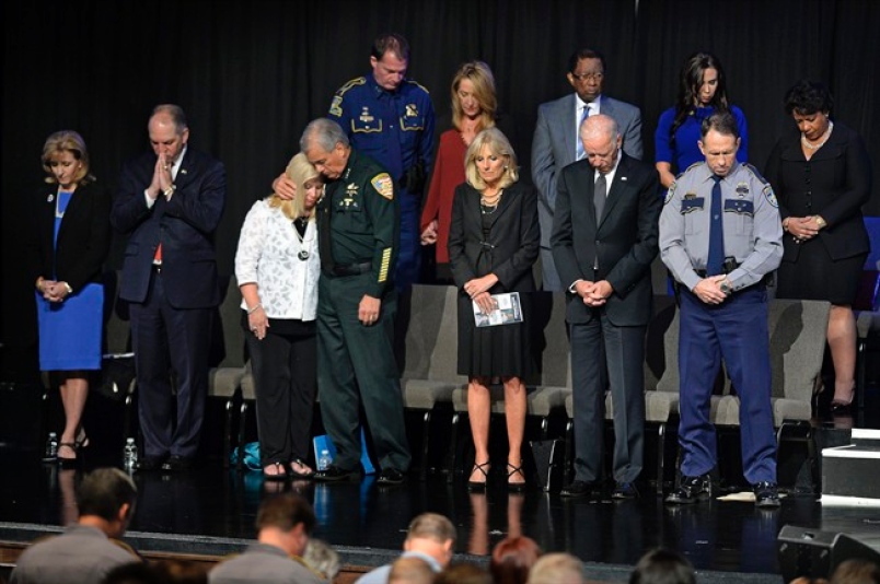 Memorial service today for law enforcement officers killed in Baton Rouge