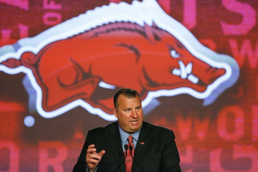 Bielema can relax and have fun, unlike some other coaches