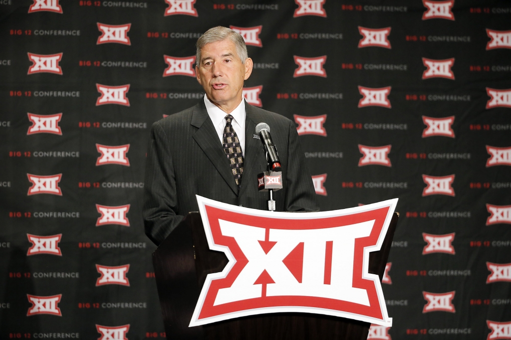 Dallas. With expansion still an unsettled issue for the Big 12 Conference Commissioner Bowlsby gave his annual state of the league address to open foot