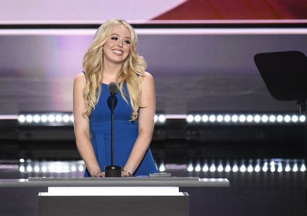 Bill Clark via Getty Images
Tiffany Trump speaking at the 2016 Republican National Convention