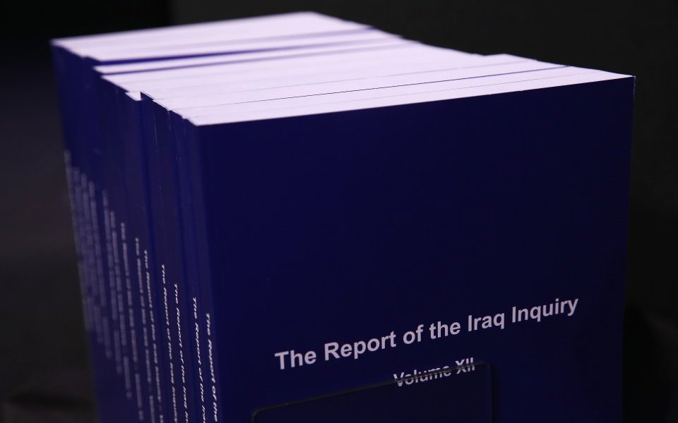 Sir John Chilcot Delivers The Iraq Inquiry Report