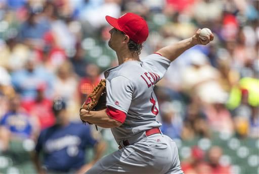 Leake has 10 Ks Cardinals hit 2 HRs in 5-1 win over Brewers