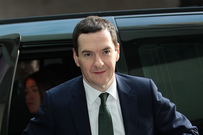 LONDON UK- NOVEMBER 22 2015 George Osborne MP attends the BBC Andrew Marr Show at the BBC broadcasting house in London