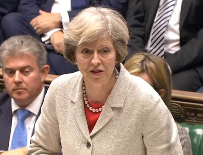 Theresa May nuclear weapons debate House of Commons Trident vote Scotland