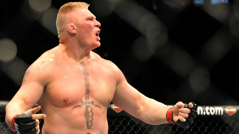 Brock Lesnar has spent a career swapping WWE for UFC