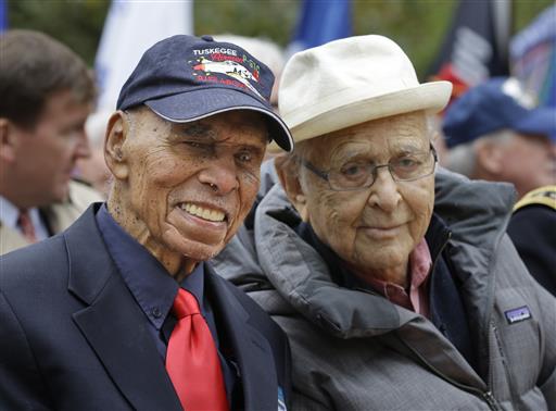 Veteran's Day parade in New York. Brown who served with the all-black Tuskegee Airmen during World War II and was