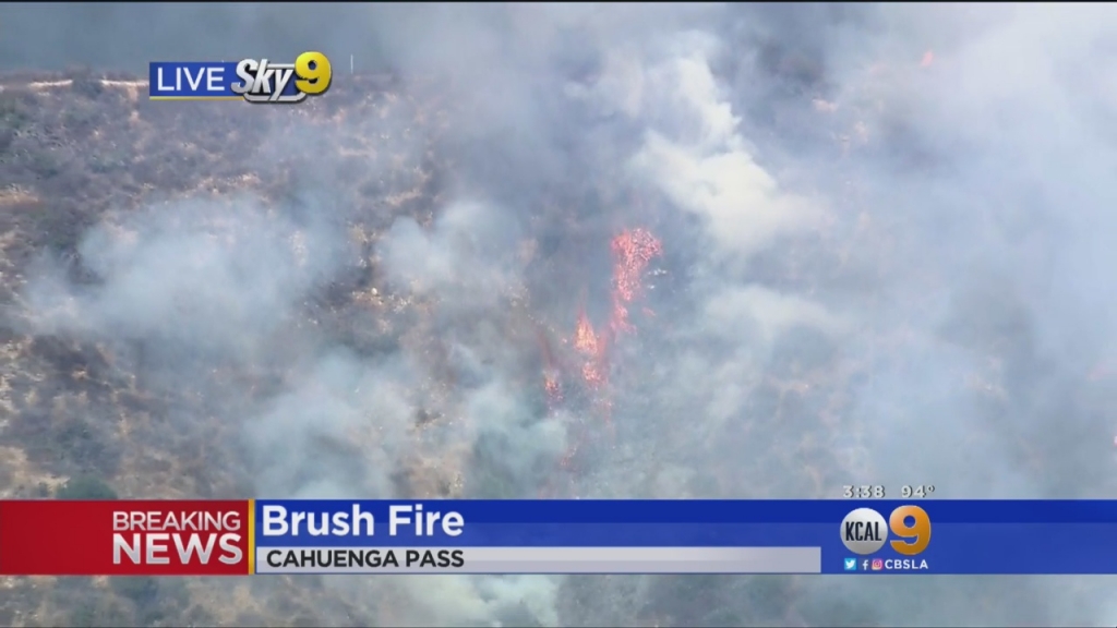 Cahuenga Pass fire