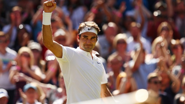 Roger Federer came from two sets down to reach his 11th Wimbledon semifinal and 40th overall in grand slams