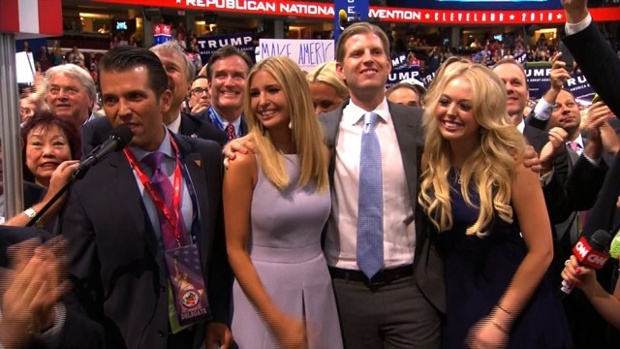 Trump children nominate dad