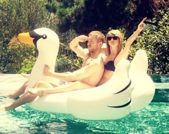 Taylor Swift and Calvin Harris