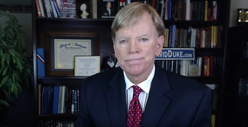 CREDIT Screenshot Youtube              David Duke during his Senate announcement