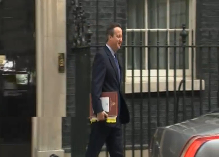 Cameron travels to House of Commons for final PMQs