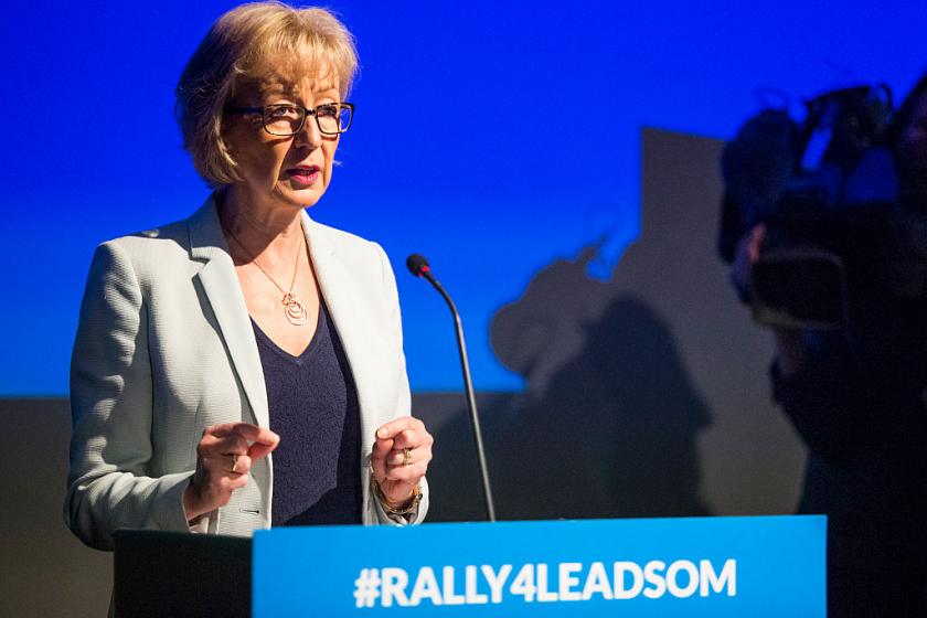 Leadsom Denies Exaggerating Experience in U.K. Leadership Bid