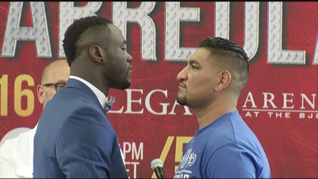 Deontay Wilder and Chris Arreola