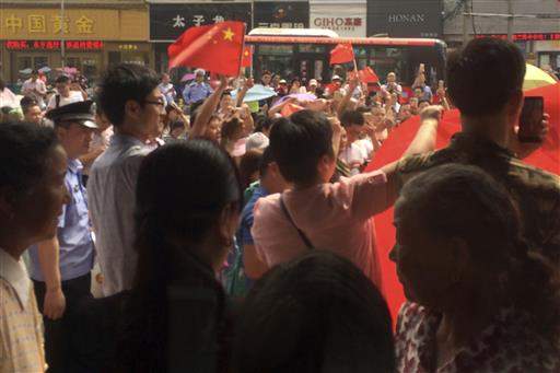 Protesters Take Anger at South China Sea Ruling Out on KFC