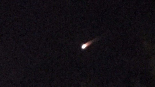 Chinese rocket sends streak of light across Western US sky