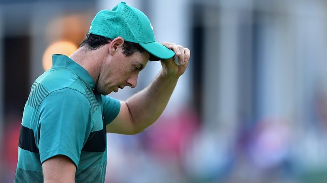 Rory Mc Ilroy missed the cut at Baltusrol by a single shot