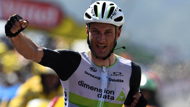 Steve Cummings won his second ever stage of the Tour de France