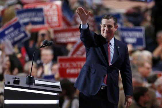 Controversy US Senator Ted Cruz at the Convention