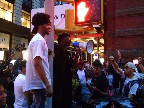 Nephew of Delrawn Small Leads Black Lives Matter March Through Manhattan