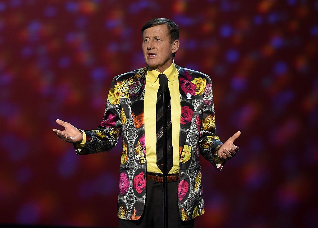 LOS ANGELES CA- JULY 13 Honoree Craig Sager accepts the Jimmy V Award for Perserverance onstage during the 2016 ESPYS at Microsoft Theater