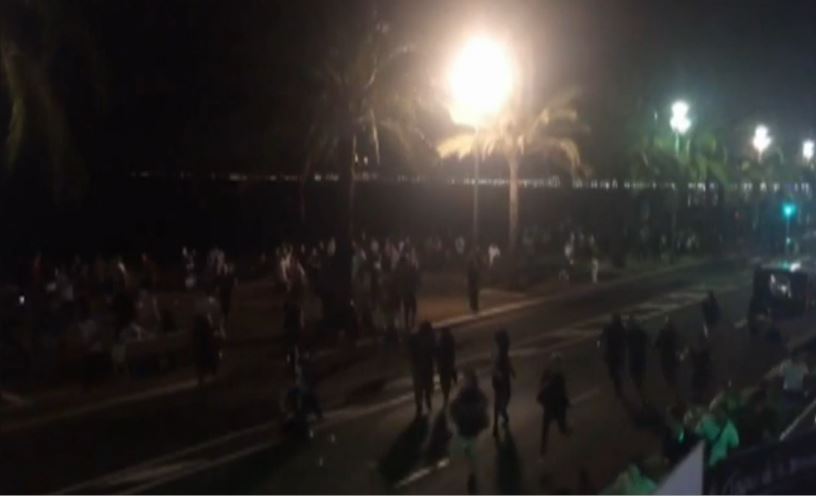 Crowds run away from scene of attack