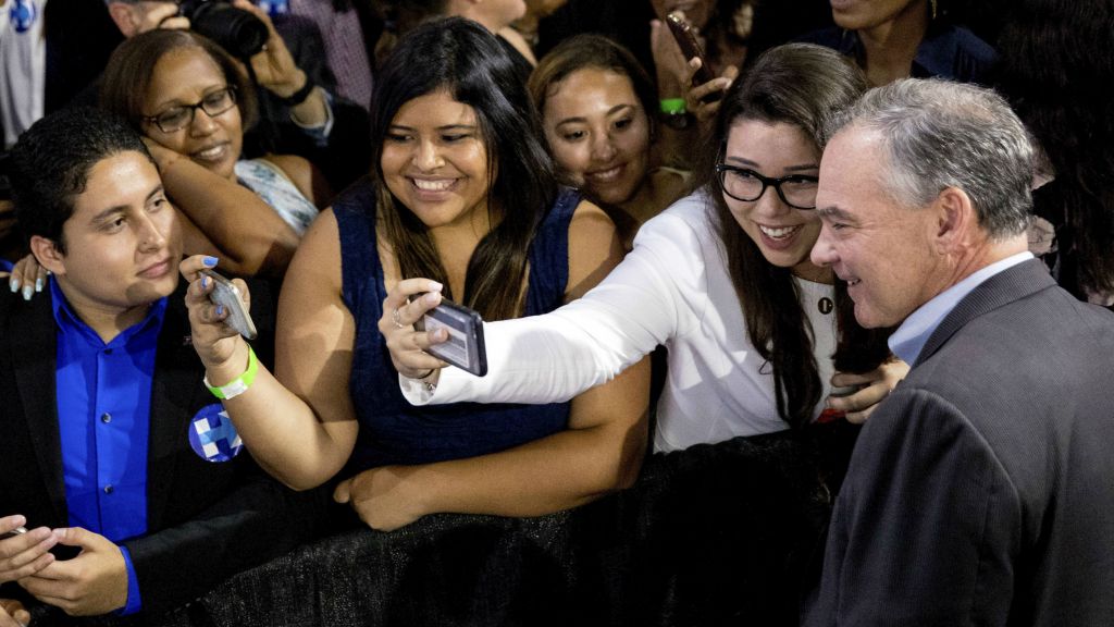 Clinton and Kaine debut as Democratic ticket in Florida