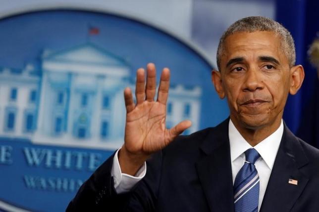 U.S. President Barack Obama leaves after delivering a statement after the Supreme Court left in place a lower court ruling blocking his plan to spare millions of illegal immigrants from deportation and give them work permits at the White House in Washingt