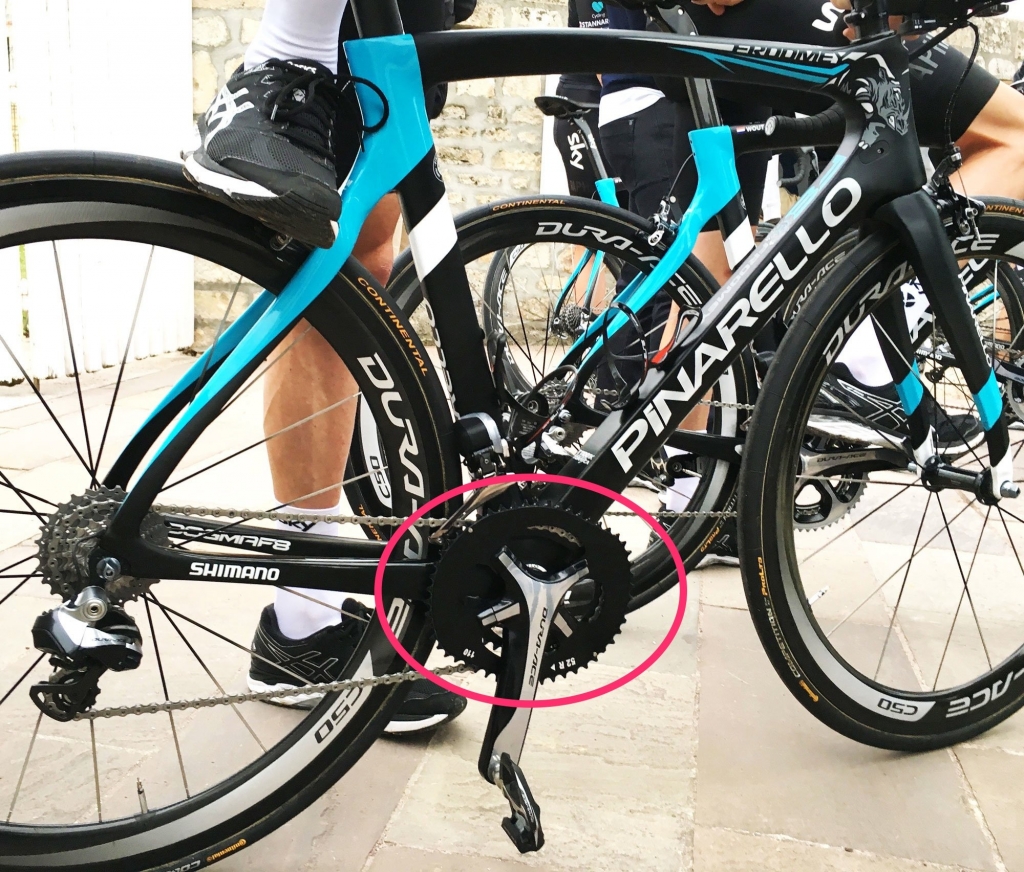 Froome chainrings bike Tour de France