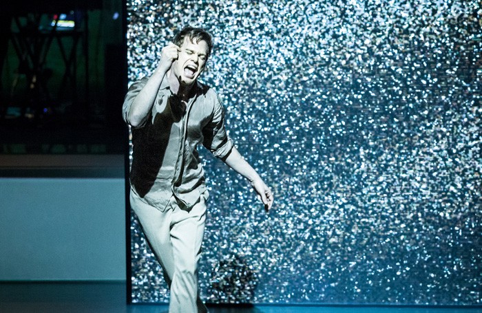 Michael C Hall in the original production of Lazarus in New York