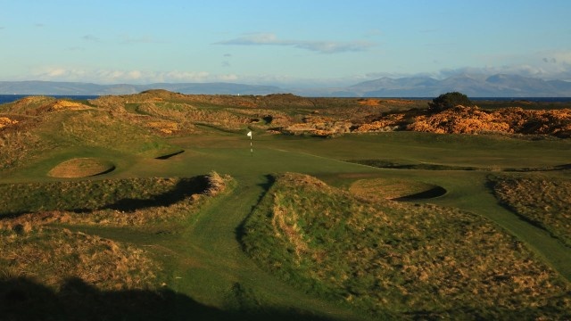 Postage Stamp eighth hole at Royal Troon golf course